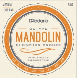 D'Addario Ej80 Muta Mandolino Octave Phospore Bronze