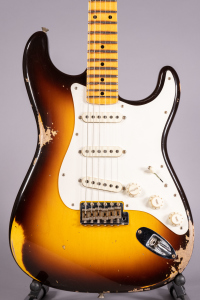 Fender Custom Shop Stratocaster Fat 50 Relic Wide Fade Chocolate 2Color Sunburst