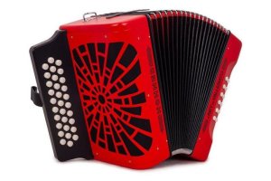 HOHNER EL REY DEL VALLENATO BBEBAB, ROSSO