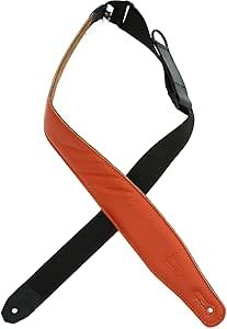 Levy's MRHGS-ORG Tracolla in pelle Right Height Orange 2 1/2"