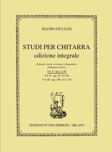 Suvini Zerboni Giuliani Studi per Chitarra Edizione Integrale vol. I (opp. 1-48)