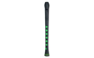 NUVO RECORDER+ BLACK/GREEN WITH HARD CASE