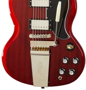 Epiphone Sg Standard 61 Maestro Vibrola Vintage Cherry Chitarra Elettrica