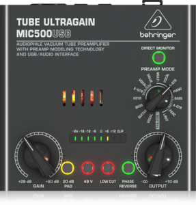 Behringer Mic500Us Tube Ultragain