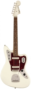 Squier Classic Vibe '60s Jaguar Olympic White Matching Headstock