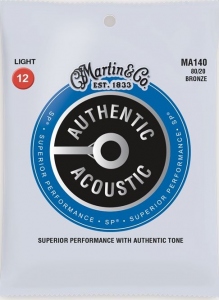 Martin Muta Per Chitarra Acustica Ma140 Light Bronze 80/20 12-54