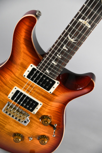 PRS Custom 24 Piezo Pattern Thin Dark Cherry Burst