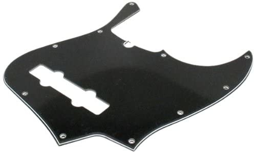 Fender 10 Hole Contemporary 5 String Jazz Bass Pickguard Black 3 Ply