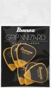 Ibanez 6 Pick Set  1 Mm Sand Grip Yellow