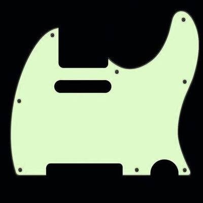 Boston Battipenna Per Chitarra Elettrica Tele mint green