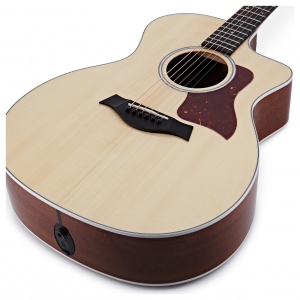 Taylor 214Ce Quilted Sapele Spruce Nat Top DLX Chitarra Acustica Elettrificata