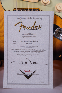 Fender Custom Shop 59 Stratocaster Relic Masterbuilt By Paul Waller 2C Sunburst