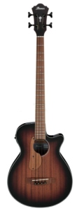 Ibanez AEGB24E Mahogany Sunburst Electro Acoustic Bass