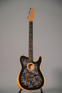 Fender American Acoustasonic Telecaster Black Paisley