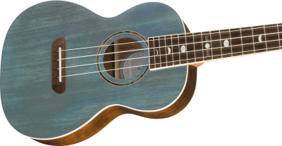 Fender Dani Harrison Uke, Walnut Fingerboard, Turquoise