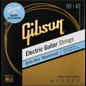 Gibson Brite Wire Reinforced  Nickel Plated 09 - 42