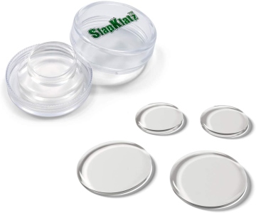 Slapklatz Moongel Pads 2 Medium e 2 Large Clear