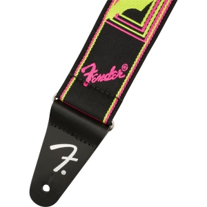 Fender Tracolla  Neon Monogrammed Yellow Pink Strap