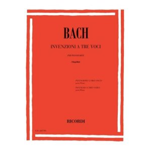 Ricordi Bach Invenzioni A 3 Voci Per Pianoforte