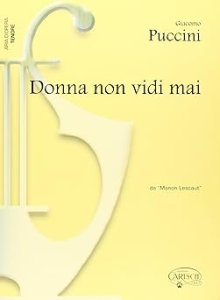Ricordi Puccini Donna Non Vidi Mai (Manon Lescaut) - Canto e Piano (Tenore)