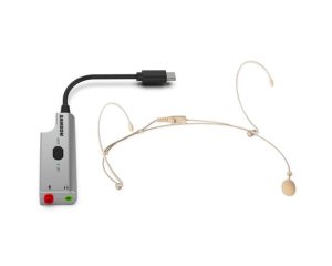 Samson DEU1 Bundle Microfono Headset e Adattatore Audio Usb