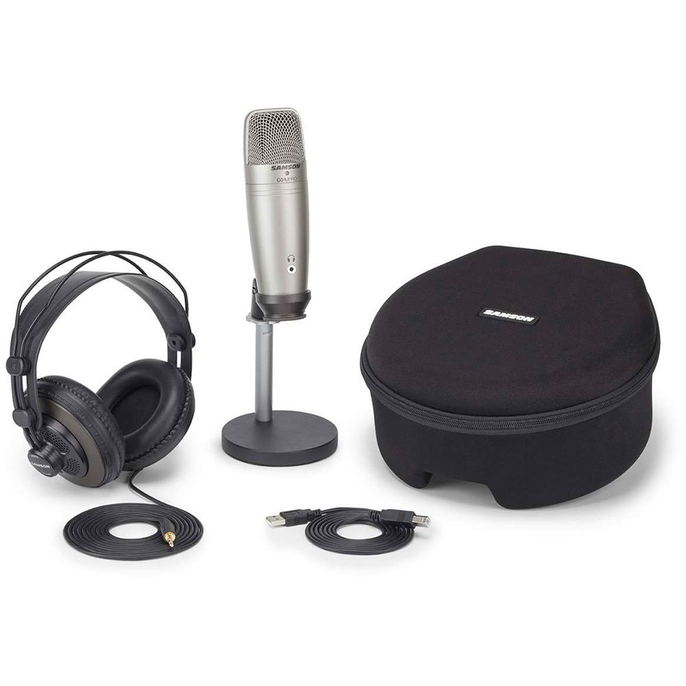 Samson C01U Pro Podcasting Pack Con Microfono Usb Ed Accessori