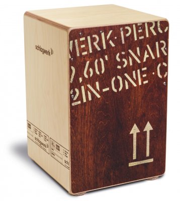 Schlagwerk Cp 403 red - 2inone snare cajon red edition - medium