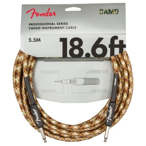 Fender Professional Series Instrument Cable Straight/Straight Mt5,5 Desert Camo