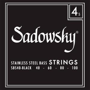 Sadowsky Black Label Stainless Round 4C 40-100