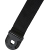 Fender Tracolla Quick Grip Locking End Strap Black with White Running Logo 2'