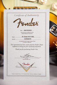 Fender Custom Shop 61 Stratocaster Heavy Relic 3 Color Sunburst