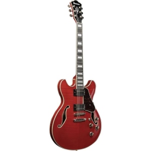 Ibanez As93Fmtcd Transparent Cherry Red