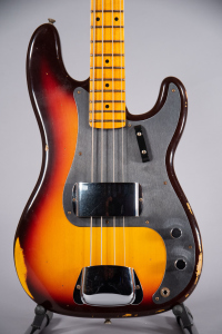 Fender CustomShop 58 Precision Bass Relic Faded Aged Chocolate 3Colour Sunburst