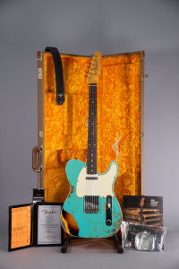 Fender Custom Shop Built 1960 Telecaster Heavy Relic Faded Aged Sea Foam Green