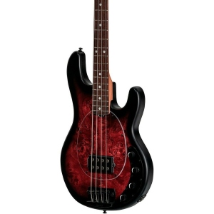 Sterling By Music Man Stingray Ray 34 Dark Scarlet Burst Satin