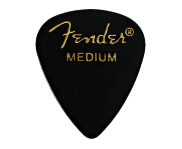 Fender Plettri 351 Black Medium 12 Pz