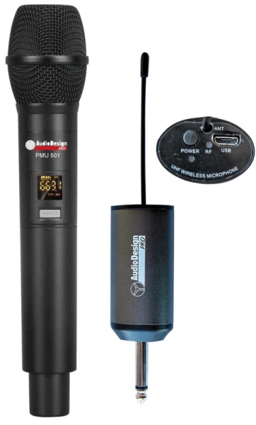 Audiodesign Pmu501 Microfono Wireless
