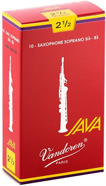 Vandoren Ance Sax Soprano Java Red 2,5