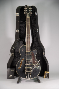 Duesenberg Starplayer Tv Semi Hollow Ecopelle Coccodrillo su Body e Paletta