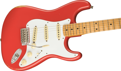 Fender Vintera Road Worn 50S Stratocaster Fiesta Red