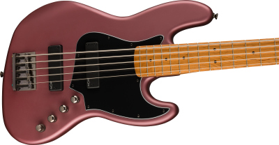 Squier FSR Contemporary Active Jazz Bass V Hh Burgundy Satin