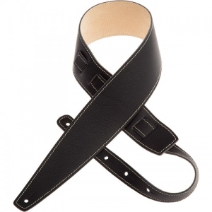 Magrabo Leather Guitar and Bass Strap Holes HS Entry Black 6 cm