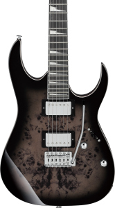 Ibanez GRG220PA1 Transparent Brown Black Burst Chitarra Elettrica