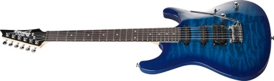 Ibanez GSA60QA Chitarra Elettrica Transparent Blue Burst