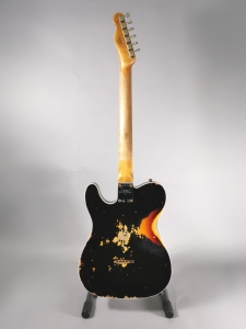 Fender Custom Shop 1960 Telecaster Heavy Relic Aged Black over Chocolate