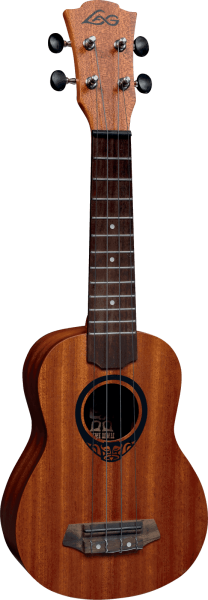 Lag Tku8s Ukulele Soprano Natural con Gigbag