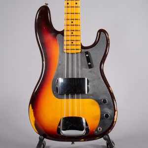 Fender Custom Shop 58 Precision Bass Relic Faded Aged Chocolate 3 Colour Sunburst