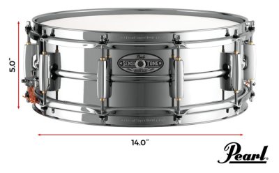 Pearl Sensitone Heritage Alloy Steel STH1450S 14X5