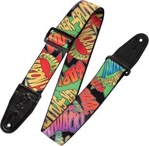 Levy's MPD2-036 Tracolla in poliestere Onomatopoeia 2"