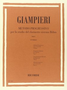 Ricordi Giampieri Metodo Progressivo per Clarinetto sistema Böhm pt I